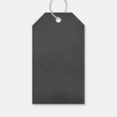 Chalkboard Mason Jar Brautparty Gefälligungstags Geschenkanhänger (Rückseite)