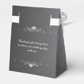 Chalkboard Mason Jar Floral Personalisiert Gevor B Geschenkschachtel (Rückseite)