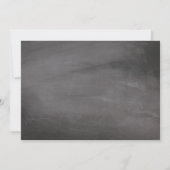 Chalkboard Mason Jar Hydrangeas | SAVE THE DATE (Rückseite)