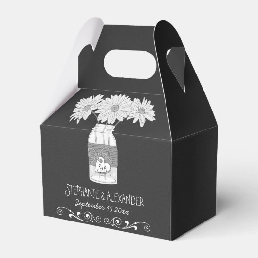 Chalkboard Mason Jar personalized Gevor Box Geschenkschachtel (Vorderseite)