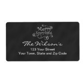 Chalkboard Merry alles (Vorne)