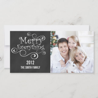 CHALKBOARD MERRY ALLES FEIERTAGSKARTE