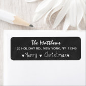 CHALKBOARD MERRY HOLIDAY GREETING (Insitu)