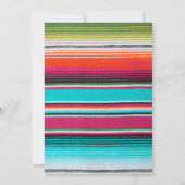 Chalkboard Mexikanische Fiesta Geburtstagsparty Einladung (Rückseite)