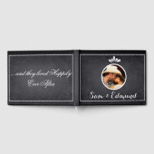 Chalkboard Minimalistisch - Foto- Gästebuch (Voll)