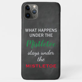 Chalkboard Mistletoe Holiday Case-Mate iPhone Hülle