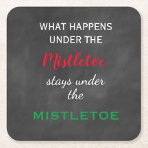 Chalkboard Mistletoe Holiday