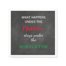 Chalkboard Mistletoe Holiday
