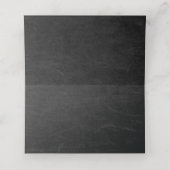 Chalkboard mit Daisis in einem Mason Jar Platzkarte (Innenseite Aufgefaltet)