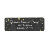 Chalkboard mit Goldpunkten (Vorne)