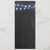 Chalkboard mit Lichteffekten - MENU-Karte Menükarte (Rückseite)