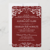 Chalkboard Moderne Vintage Typografie einladen Einladung (Vorderseite)