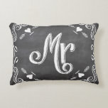 Chalkboard Mr. Sweetheart Wedding Zierkissen<br><div class="desc">Chalkboard Mr. Sweetheart Wedding</div>