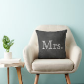 Chalkboard Mrs. Pillow Kissen (Stuhl )