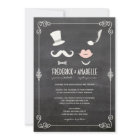 Chalkboard Mustache und Lippen Vintage schicke Hoc