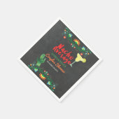 Chalkboard Nacho Average Dusche Blumen Serviette (Ecke)