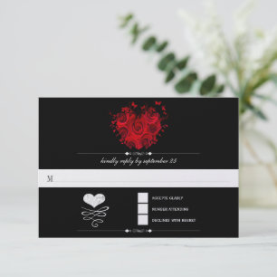 Chalkboard Niedlich Heftinitials Typografie UAWG RSVP Karte