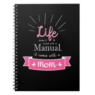 "Chalkboard"-Notebook mit einem Angebot für Mama Notizblock
