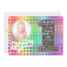 Chalkboard Number One Foto GIRL 1. Geburtstag