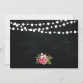 Chalkboard Paare Polterabend Einladung (Rückseite)