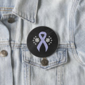 Chalkboard Periwinkle Ribbon Button (Beispiel)