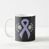 Chalkboard Periwinkle Ribbon Kaffeetasse (Links)