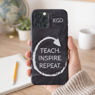 Chalkboard Phrase Monogram Case-Mate iPhone Hülle