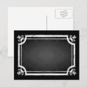 Chalkboard-Postkarte für individuell anpassbare le Postkarte (Vorne/Hinten)