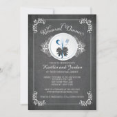 Chalkboard Probe Dinner Party Einladung (Vorderseite)