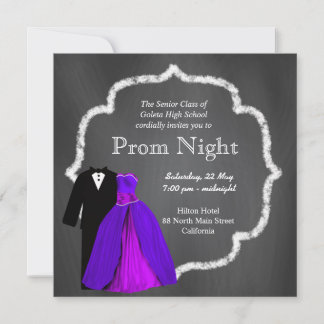 Chalkboard Prom Einladung