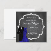 Chalkboard Prom Einladung (Vorne/Hinten)