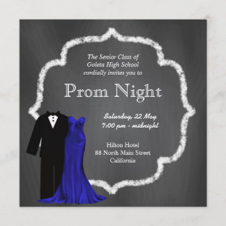 Chalkboard Prom Einladung