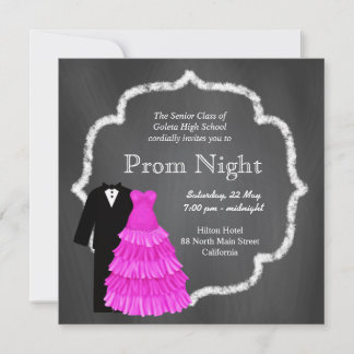 Chalkboard Prom Einladung