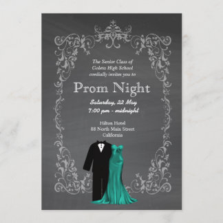 Chalkboard Prom Einladung