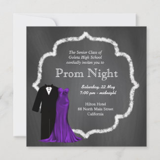 Chalkboard Prom Einladung