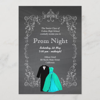 Chalkboard Prom Einladung