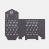 Chalkboard - Puppy Pawty - Hund Birthday Paw Print Geschenkschachtel (Ungefaltet)