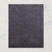 Chalkboard Rainbow Kids Budget Abschluss einladen (Rückseite)