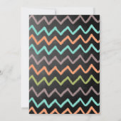 Chalkboard Roar ist ein Niedliches Kinderspielgerä Einladung (Rückseite)