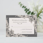 Chalkboard-Romanaktionskarte Einladung (Stehend Vorderseite)