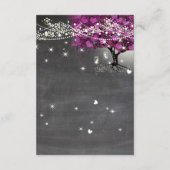 Chalkboard Sangria Weinwald Herzstück Leaf Begleitkarte (Rückseite)