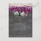 Chalkboard Sangria Weinwald Herzstück Leaf Begleitkarte (Rückseite)