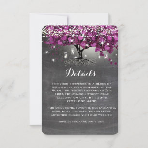 Chalkboard Sangria Weinwald Herzstück Leaf RSVP Karte
