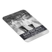 Chalkboard Save the Date einfaches Hochzeitsfest F Magnet (Rechte Seite)