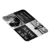 Chalkboard-Save the Date Foto-Magnete Magnet (Rechte Seite)