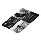 Chalkboard-Save the Date Foto-Magnete Magnet (Linke Seite)