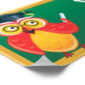 Chalkboard School Banner Poster (Ecke)