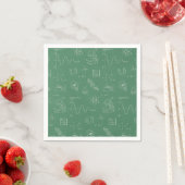 Chalkboard Science Pattern Geburtstagsparty Suppli Serviette (Beispiel)