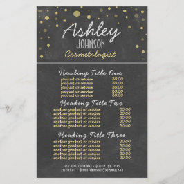 Chalkboard Services und Preise für Kosemtologen