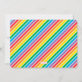 Chalkboard Sesame Street 1. Geburtstag mit Foto Einladung (Rückseite)